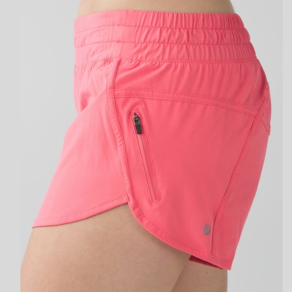 lululemon athletica Pants - Lululemon Pink Lemonade Tracker Gym Shorts